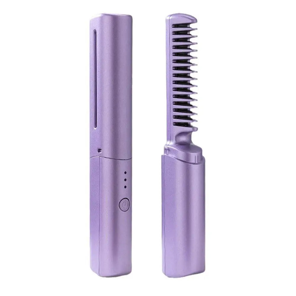 2 In 1 Lazy Wireless Hair Hot Comb