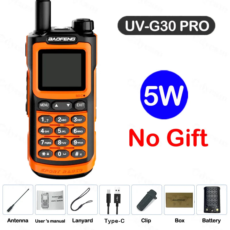 2024 Baofeng UV-G30 Pro Walkie Talkie Long Range