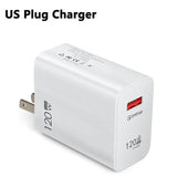 120W USB GaN Charger Quick Charge 3.0 Fast