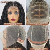 32" Full Lace Front Boho Box Braided Wigs