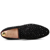 Black Spikes 2022 New Brand Mens Loafers Luxury