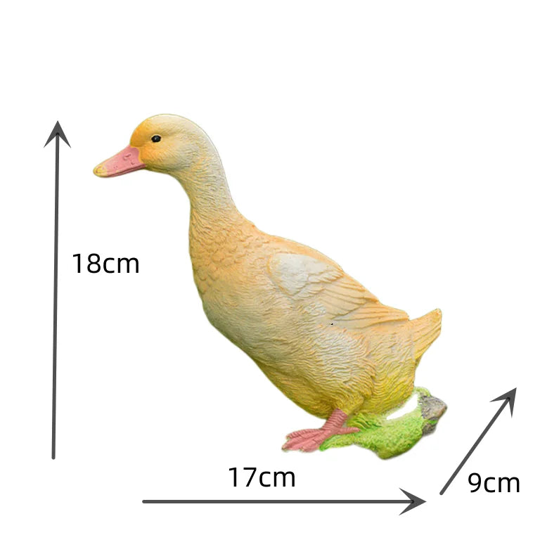 Cute Duck Resin Garden Statue Backyard Pond Ducks