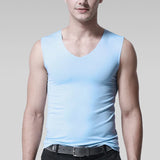 Ice Silk Seamless Mens Vest Loose Sleeveless Sport
