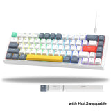 womier Hot Swappable Mechanical Keyboard Gasket Mounted Gamer
