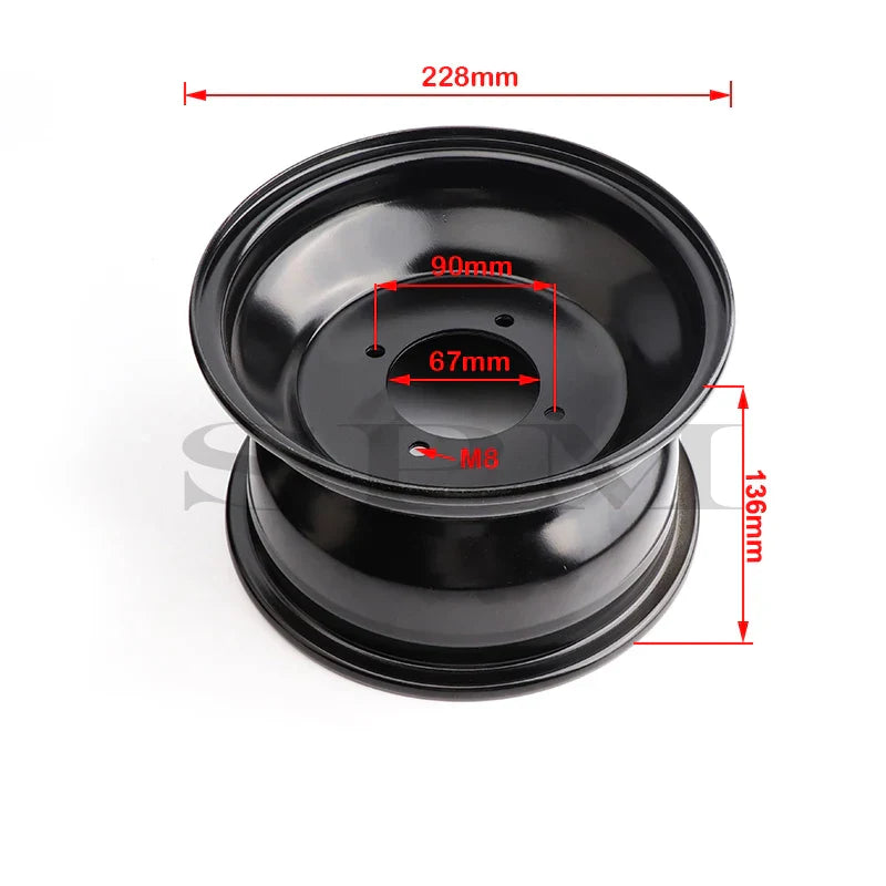 ATV 8 inch FrontRear 4 holes wheel Hub
