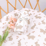 Elinfant Muslin Swaddle Blanket 100% cotton 120*110cm Baby