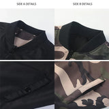 Double-side Jackets Men Camouflage Bomber Jacket Spring Autumn