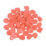 50Pcs 2cm Luminous Stones Garden Pebbles Glow In