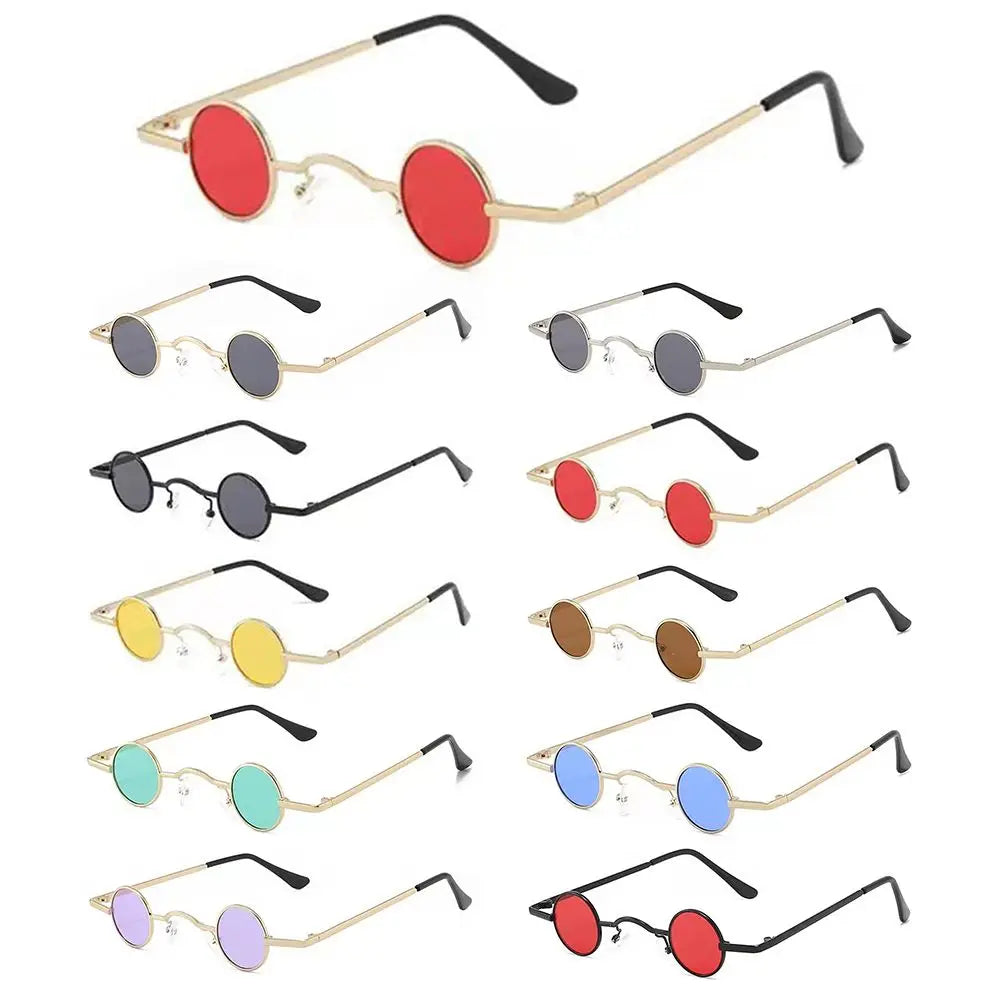 Ins Trendy Small Round Sunglasses Women Men Fashion