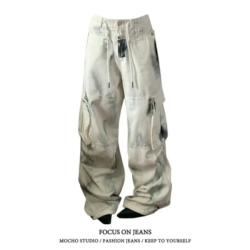 American style trendy and personalized tie dyed men