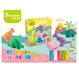 Playdough Dinosaur World Play Dough Set Plasticine Mold