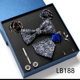Luxury Quality Tie Set With Necktie Bowtie Pocket