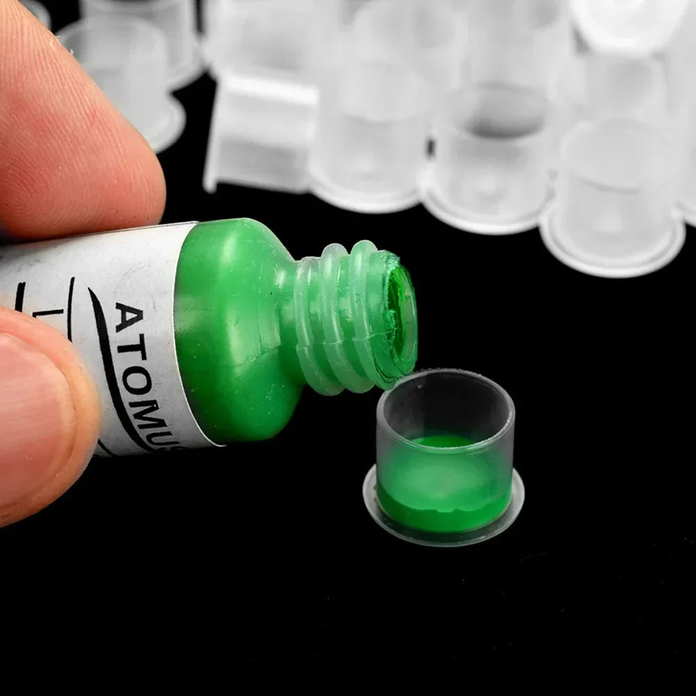 500/1000pcs S/M/L/XL Disposable Microblading Plastic Tattoo Ink Cups