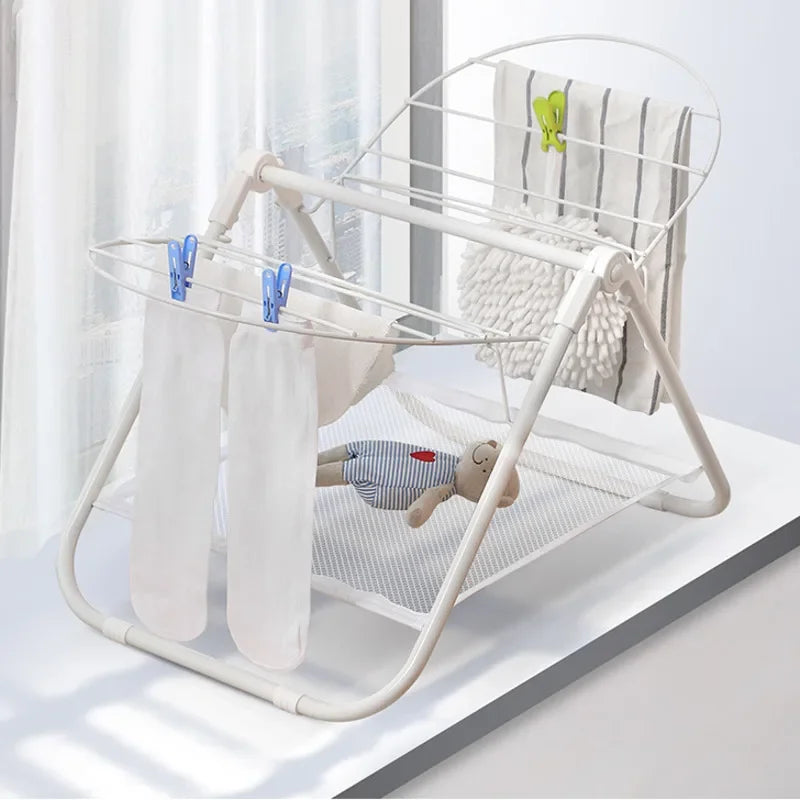 Double Airfoil Hangers for Clothes, Folding Clothes Drying