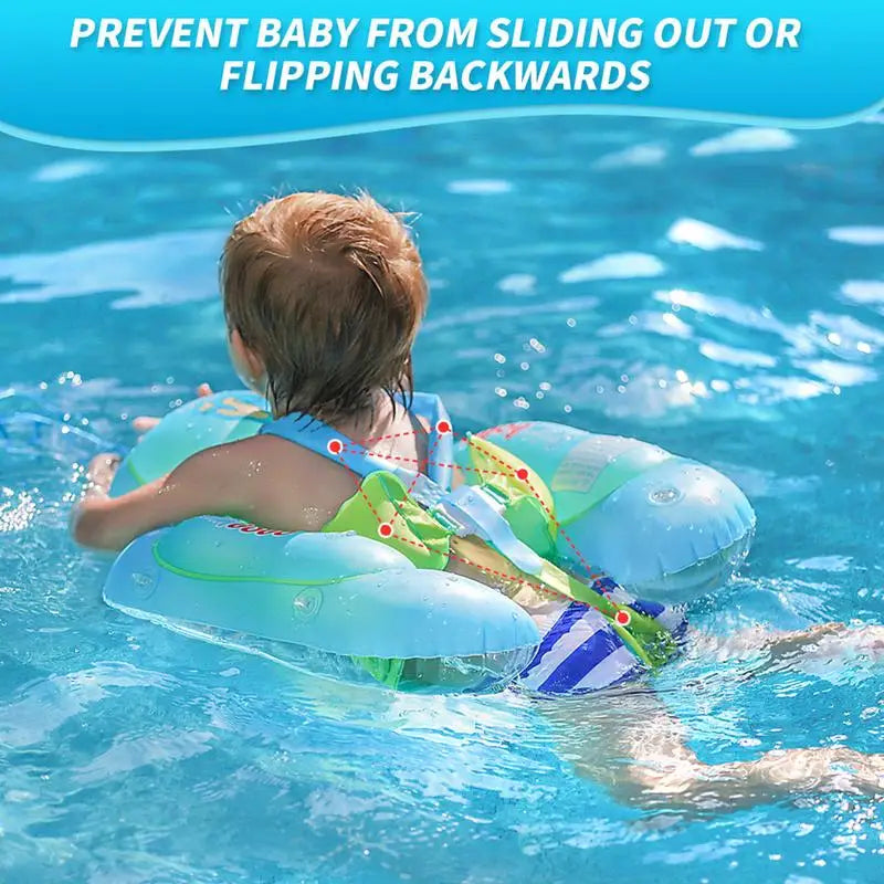 Boat Shaped Pool Float Infant Swimming Float Detachable