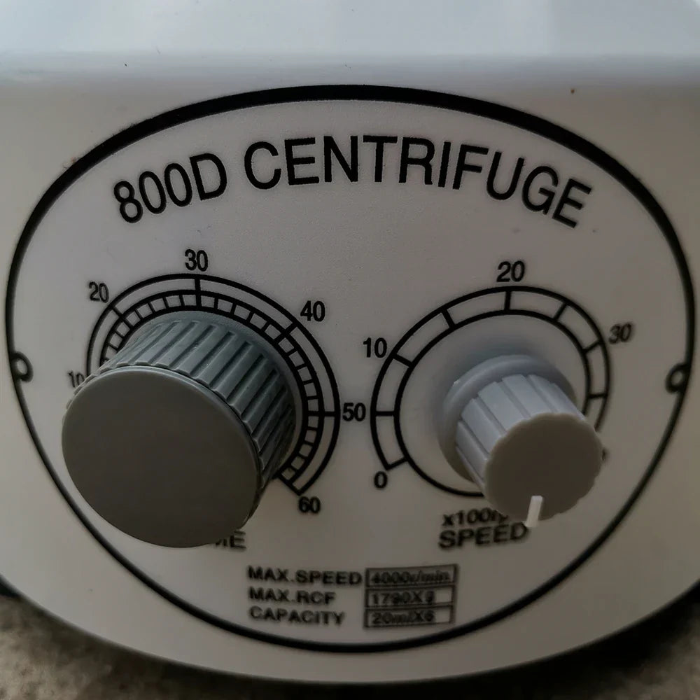 Electric Laboratory Centrifuge 800D Low Speed 4000rpm 6pcs