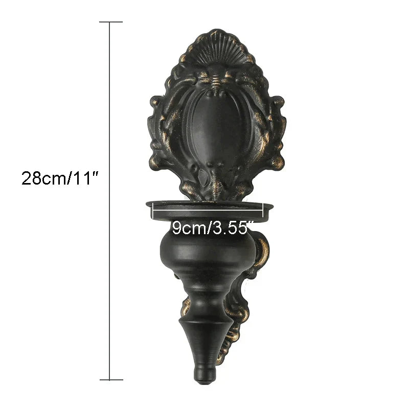 Gold Mounted Wall Candle Holder Tealight Hanging Wall