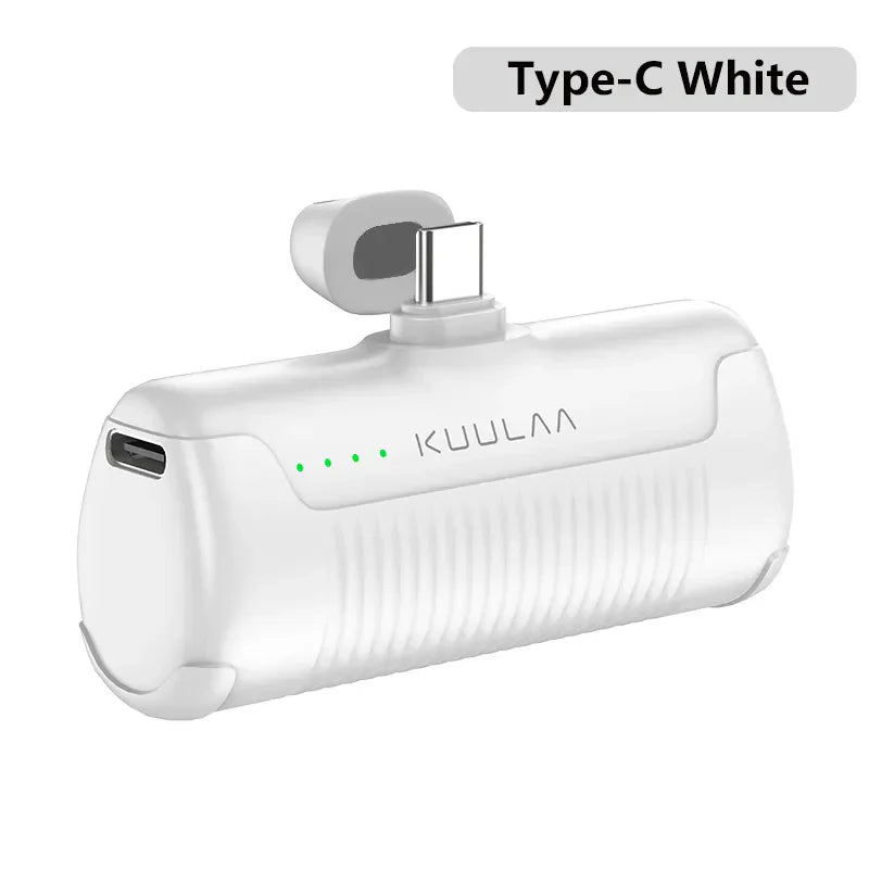 KUULAA Mini Power Bank 4500mAh - Portable Charger