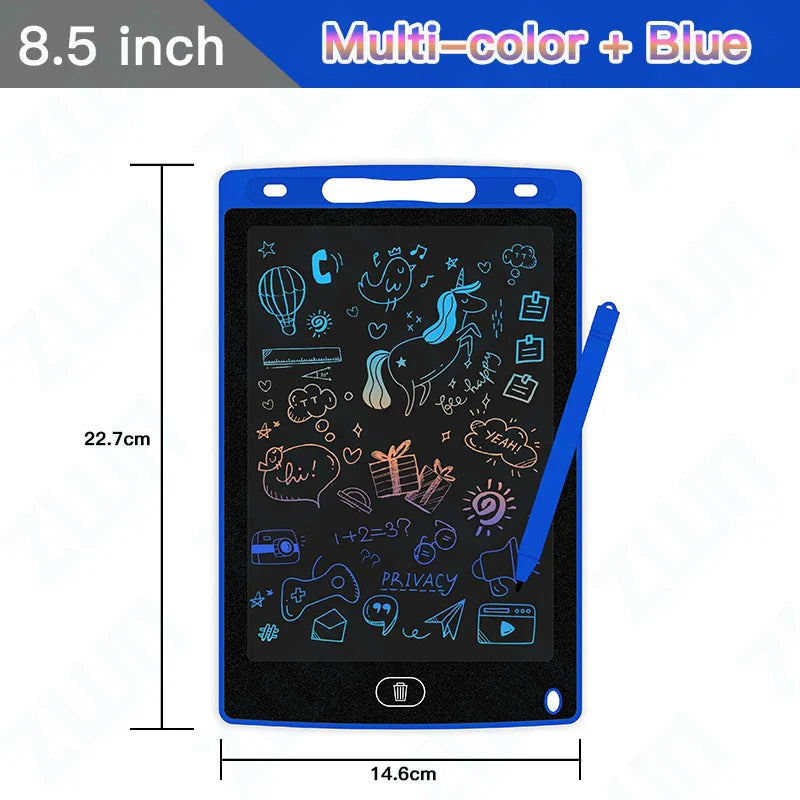 6.5/8.5/10/12/16/19In LCD Drawing Board Writing Tablet Digit Magic