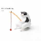 Creative Aquarium Decoration 10 Style Small Fishing Cat
