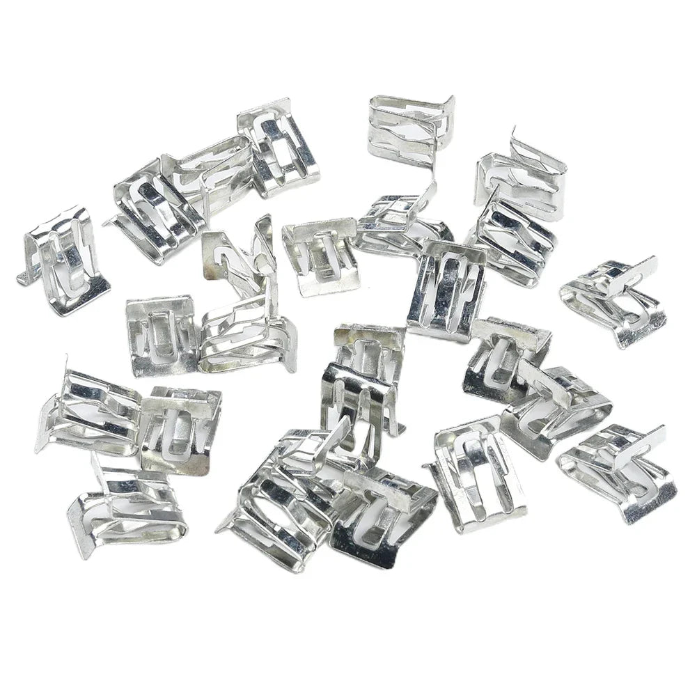 25x Car Metal Fastener Clips Clamp 1/2X 5/8inch