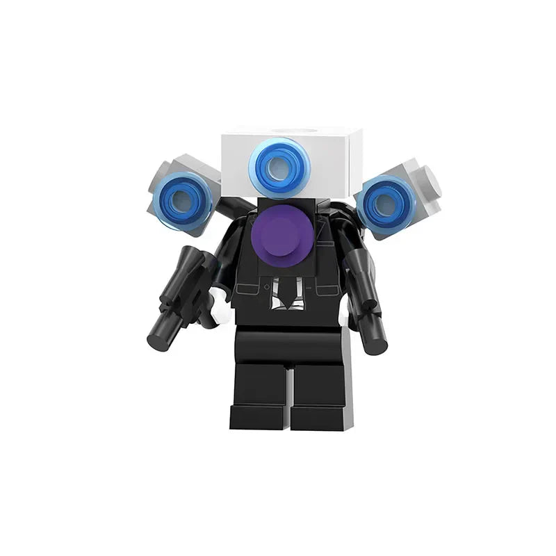 Skibidi Toilet Mini Building Block Anime Action Figure