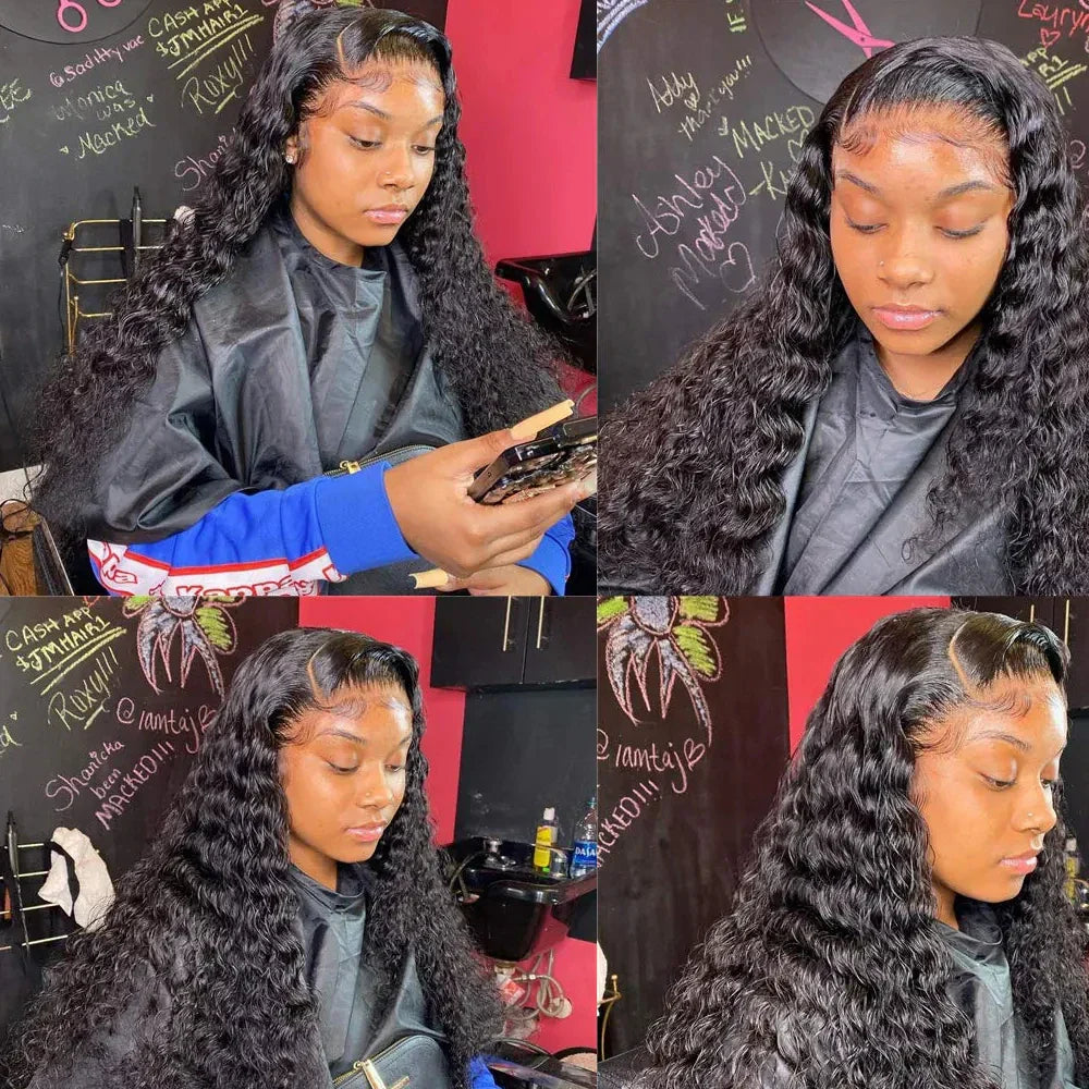Transparent 13x4 13x6 HD Water Wave Lace Front