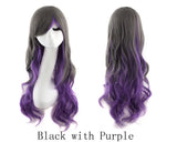 Lady 80cm Long Curly Wigs Fashion Cosplay Costume