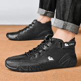 Ankle Boots for Men Outdoor Light Casual Leather