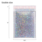 50 Holographic Mailers Material Pe + Pearl Film