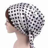 New Women Satin Night Sleeping Cap Head Wrap
