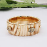 25mm Wide Spring Chain Bracelet For Woman Copper