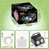 Automatic Bubble Machine Upgrade Bubble Blower with 2