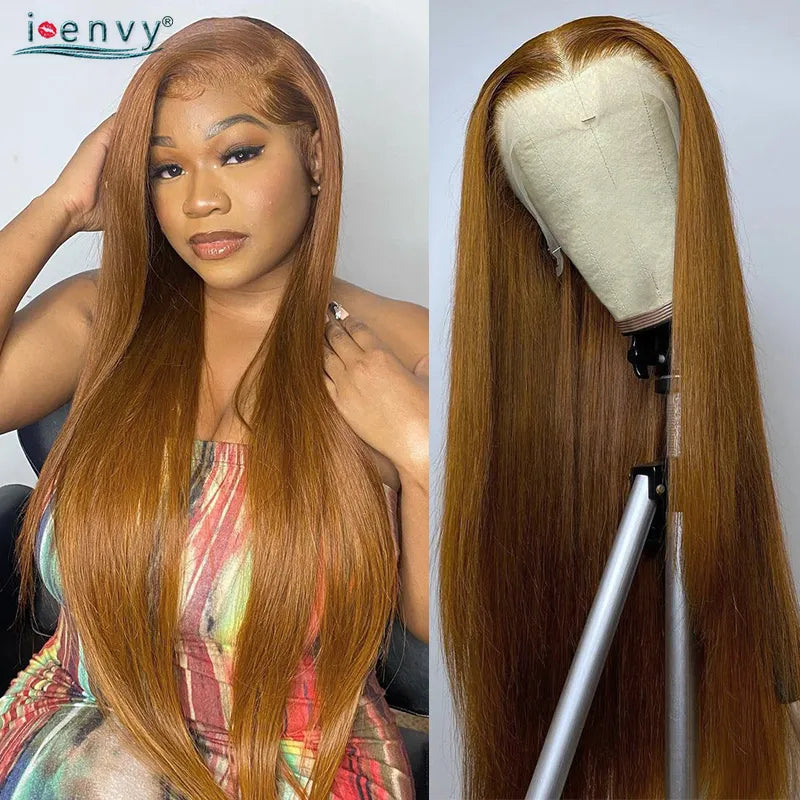 13X6 Colored Straight Lace Front Human Hair Wigs