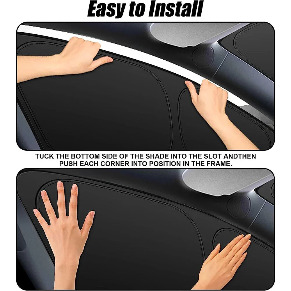 Car Side Window Sunshade Front Rear Windshield Privacy