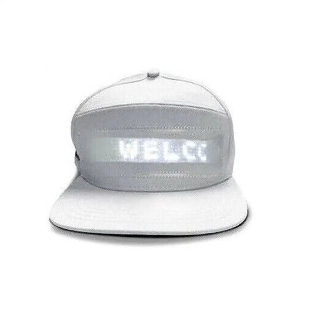 Unisex Baseball Cap USB Rechargeable Bluetooth APP Programmable