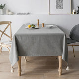 Cotton And Linen Tablecloth Waterproof And Anti-Scalding High-End
