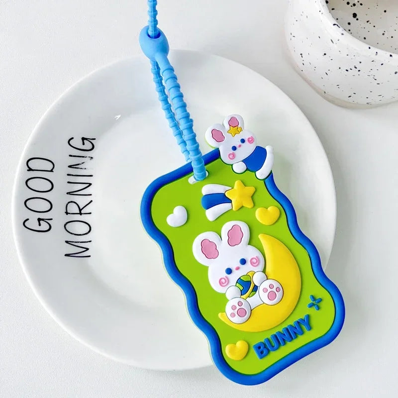 New Luggage Tag Suitcase Identifier Silicone Label Baggage