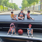 Car Telephone Number Plate Interior Anime Decoration SLAM