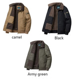 2023 Men's Winter Fleece Lapel Jacket