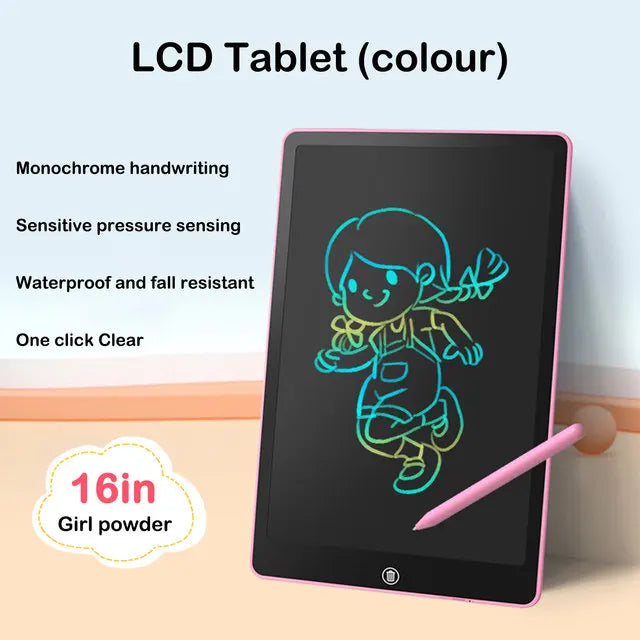 LCD Drawing Tablet for Kids - 6.5 to 16 Inch