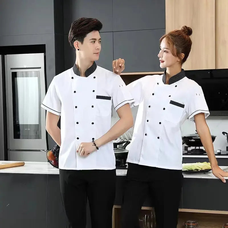 Chef overalls longsleeved cake shop baker overalls hotel