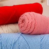 5 Pcs Cotton Select Yarn 17.63oz/500g, Light Worsted
