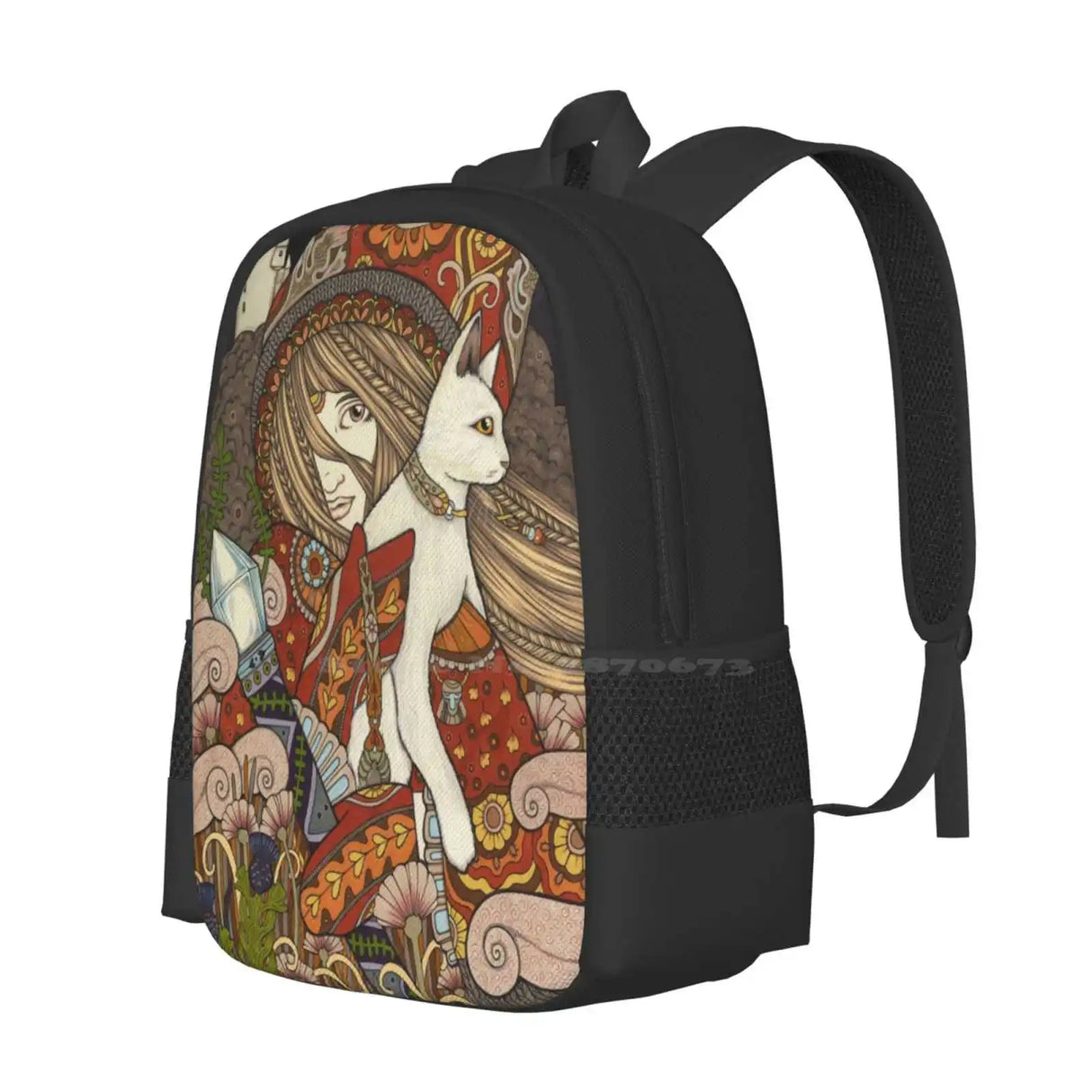 The Visionary Hot Sale Backpack Fashion Bags Ace Of Wands Tarot Cat Owl Creative Creatrix Ideas New Visions Mystical