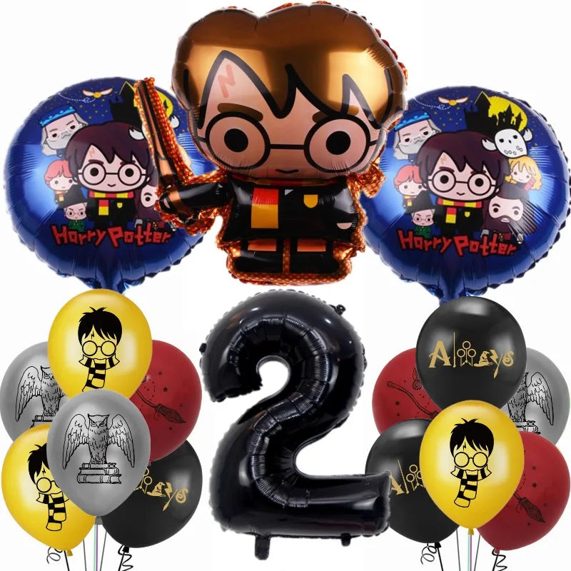 Magic Cartoon Party Decoration Set Disposable Tableware Kids