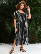 Plus Size Dress for Woman 2023 Summer V