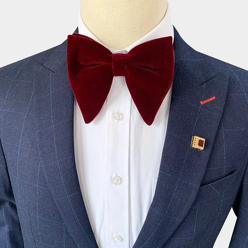 Good Quality Velvet Bow Tie For Men Gentleman