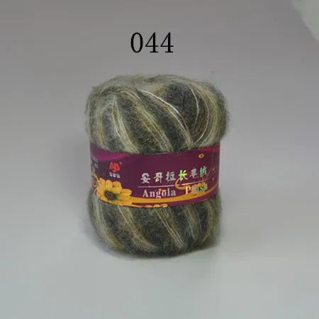 6 Balls Angora Mohair Wool Yarn for Knitting