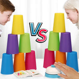 Kids Montessori Toys Stack Cup Battle Table Game