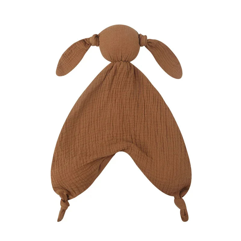 Pure Cotton Muslin Baby Bib Cute Goose Sleeping